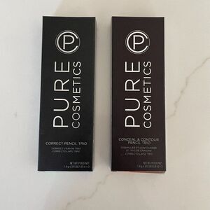 Pure Cosmetics Makeup Bundle Conceal Contour Correct Pencil Trio NEW